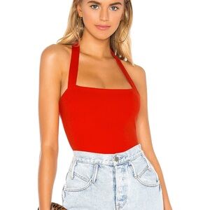 Reese Red Halter Neck Women's Top superdown